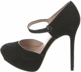 Thumbnail for your product : Jean-Michel Cazabat Suede D'Orsay Pumps