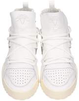 Thumbnail for your product : adidas By Alexander Wang by Alexander Wang Aw Bball Leather White Sneakers