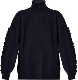 BARRIE Troisieme Dimension high-neck cashmere sweater