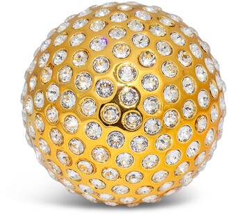 Crystamas Swarovski Golf Ball of Bling Decor