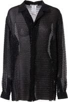 Thumbnail for your product : Marco De Vincenzo Semi See-through Glittery Shirt