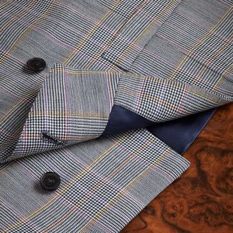 Charles Tyrwhitt Grey check British Panama luxury suit waistcoat