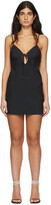 Thumbnail for your product : alexanderwang.t Black Cami Tie Mini Dress