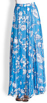 Thumbnail for your product : Alice + Olivia Louie Floral-Print Maxi Skirt
