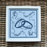 Thumbnail for your product : Briony Mullan Designs 'Wedding Band' Personalised Papercut Print