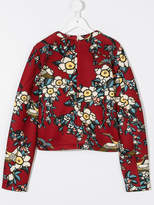 Thumbnail for your product : DSQUARED2 Kids floral-print sweatshirt
