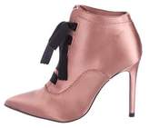 Thumbnail for your product : Pedro Garcia Satin Ankle Boots