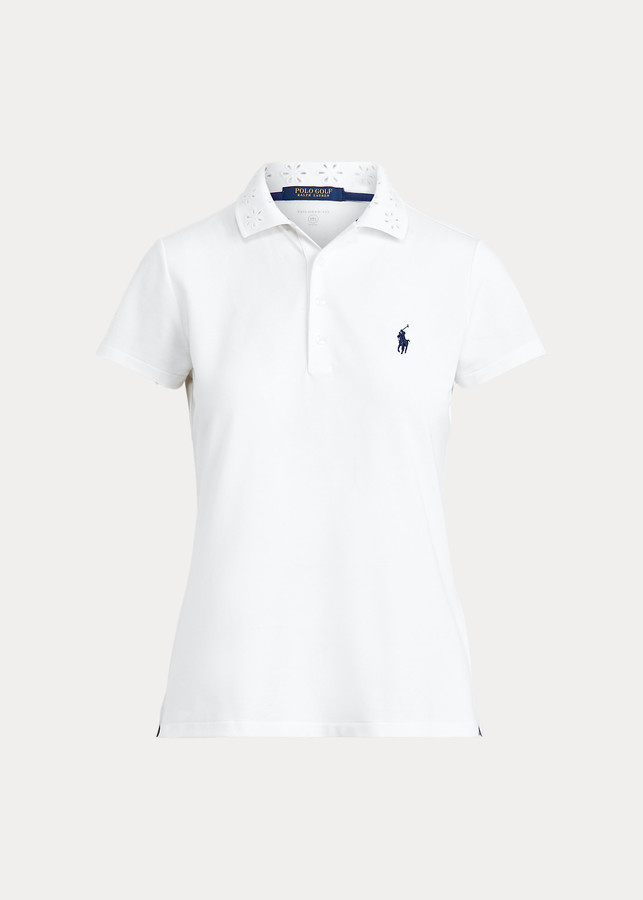 Ralph Lauren Eyelet Golf Polo Shirt - ShopStyle Short Sleeve Tops