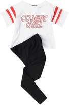 Thumbnail for your product : boohoo Girls Cosmic Girls Crop Top & Legging Set