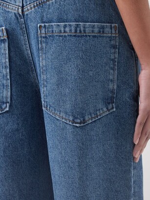 Lanvin Monogram Pattern Wide Leg Jeans — BLOGGER ARMOIRE
