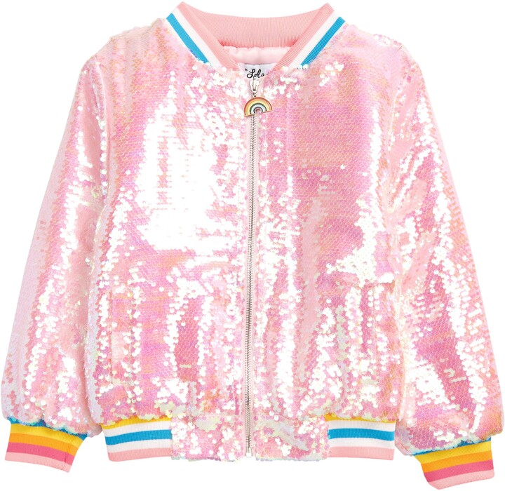 girls flip sequin jacket