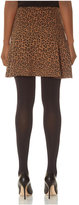 Thumbnail for your product : The Limited Leopard Print Skater Skirt