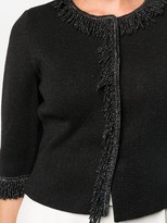 Thumbnail for your product : Charlott Fringe-Embellished Cropped Cardigan