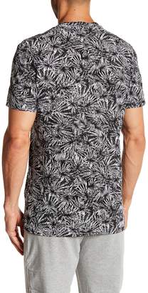 Kenneth Cole New York Floral Printed Crew Neck Tee