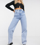Thumbnail for your product : Reclaimed Vintage Inspired 90s dad jeans in light wash blue