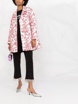 Thumbnail for your product : Boutique Moschino Fantasy print jacquard coat