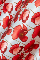 Thumbnail for your product : Raquel Diniz Giulia Floral-print Silk-satin Maxi Skirt - Red