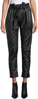 Thumbnail for your product : Joie Adorabella High-Waist Belted Leather Pants
