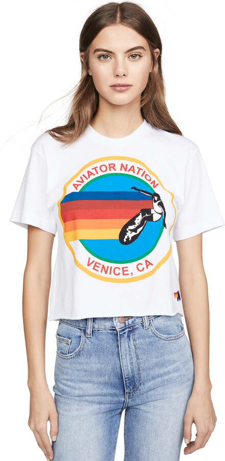 Aviator Nation Signature Boyfriend Tee