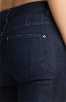Thumbnail for your product : Free People Stretch Denim Skinny Jeans (Dark Eagle Blue Wash)