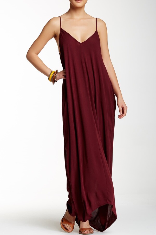 Love Stitch Gauze Maxi Dress