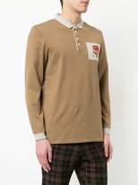 Thumbnail for your product : Kent & Curwen long-sleeve logo polo top
