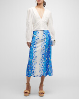 Thumbnail for your product : Farm Rio Off-White Lace Blouse