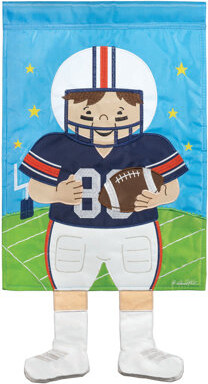 Dicksons Inc Football 2-Sided Polyester 24 x 13 in. Garden Flag