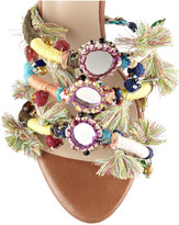 Thumbnail for your product : Candela Tiff embellished leather sandals