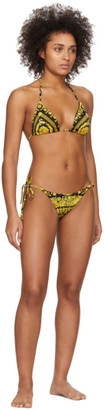Versace Underwear Underwear Multicolor Barocco String Bikini Bottom