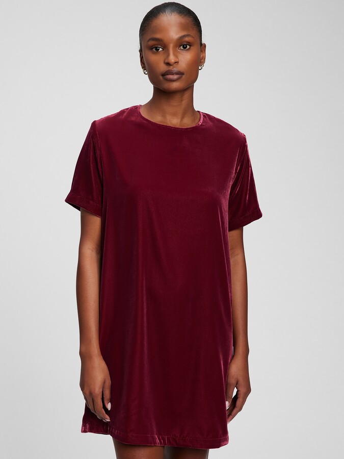 Velvet Shirt Dress | Shop the world's largest collection of fashion |  ShopStyle