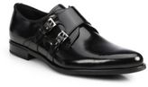 Thumbnail for your product : Prada Spazzolato Double Monk Strap Loafers