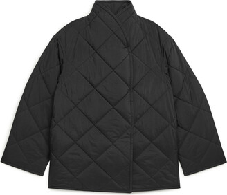 Arket Quilted Shawl Collar Jacket