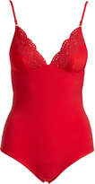 Thumbnail for your product : Broderie Anglaise One-Piece Swimsuit, Red