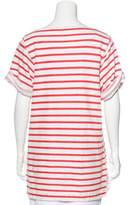Thumbnail for your product : By Malene Birger Striped Embroidered Tunic