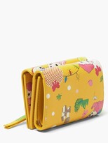 Thumbnail for your product : Balenciaga Neo Classic Puppy-print Leather Wallet - Yellow Multi