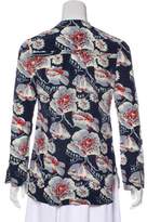 Thumbnail for your product : Tory Burch Silk Long Sleeve Blouse