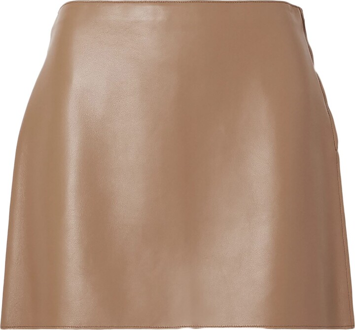 Theory Mini Skirt Tan ShopStyle