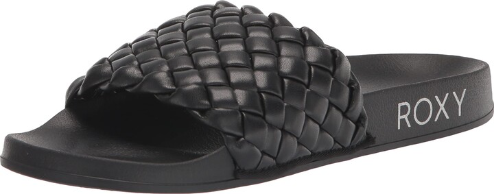 Roxy Black Leather Women's Sandals | Shop the world's largest 