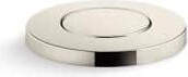 Kohler Garbage Disposal Air Switch Button in Vibrant Polished Nickel
