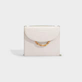 Thumbnail for your product : Loeffler Randall Marla Crossbody Square Bag With Chain In Off-White Croc Embossed Leather