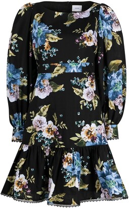 Erdem Rydal floral-print poplin dress