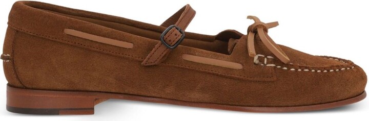 Hereu Lorea Suede Leather Loafers