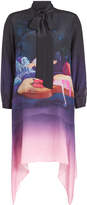 Mary Katrantzou Printed Silk Dress 