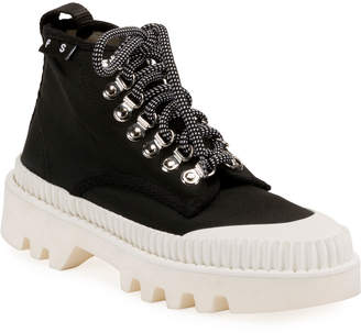 Proenza Schouler Nylon High-Top Platform Sneakers