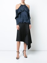 Thumbnail for your product : Cushnie Florence cold-shoulder blouse