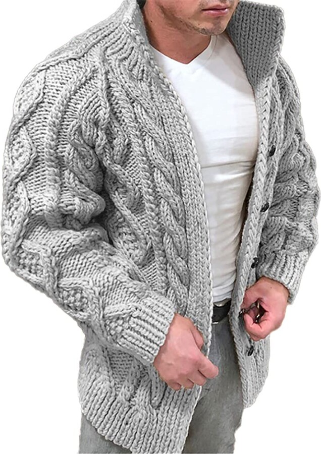 satellite worker Foresight mens chunky cardigan Sailor To position Timely