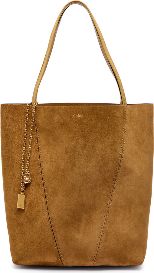 Chloé Spin Medium Suede Tote