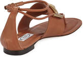 Thumbnail for your product : Tod's LEATHER SOLE FLAT SANDAL WIT