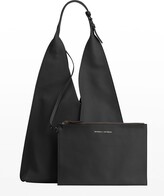 Thumbnail for your product : Brunello Cucinelli Soft Leather Hobo Bag w/ Leashed Zip Pouch